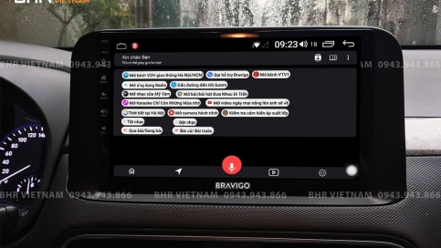 Màn hình DVD Android xe Hyundai Kona 2018 - nay | Bravigo Pro 2 